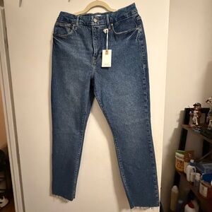 GOOD AMERICAN: Classic Blue Denim Jeans